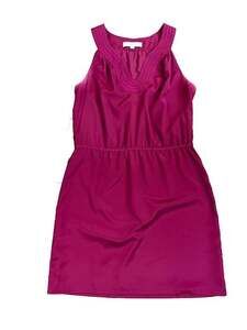 LOFT Crinkle Flounce Mini Halter Dress